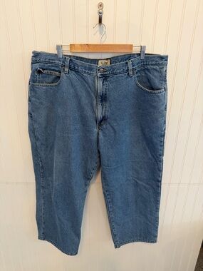 L.L. Bean Flannel Lined Relaxed Fit Men’s Denim Jeans - Medium Blue